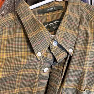 Eddie Bauer Multicolor Plaid Shirt
